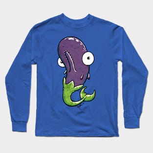 Mer-Eggplant Long Sleeve T-Shirt